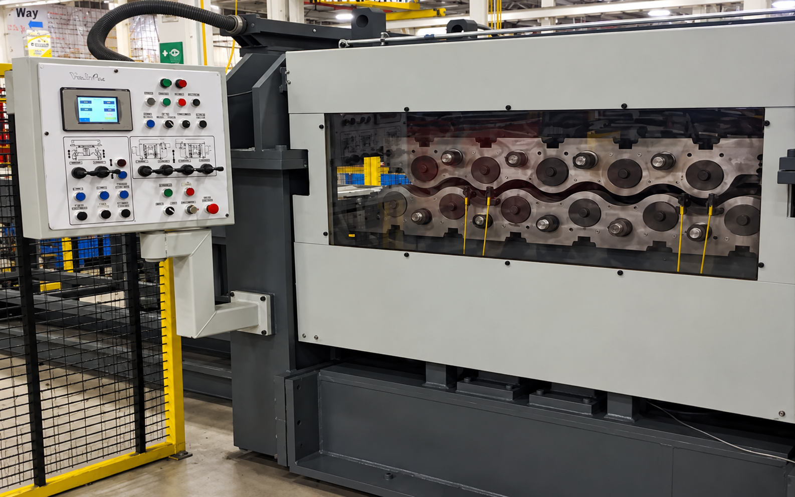 Steel Plate Leveling PLC programming